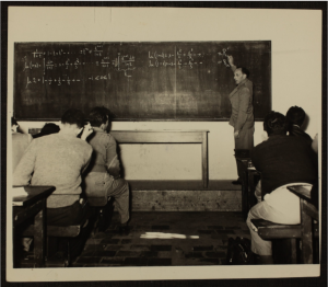 A math class at the Technion, 1957